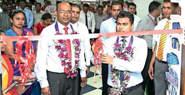 Cargills Bank Galle branch declared open by ChaturangaGunasekara – Asst. District Secretary Galle in the presence of Prabhu Mathavan MD/CEO Cargills Bank, Lewie Diasz - DGM Consumer Banking Cargills Bank, Kaveendra Thilakarathne - DGM - Retail Cargills Ceylon PLC and Husni Razick - Galle Branch Manager