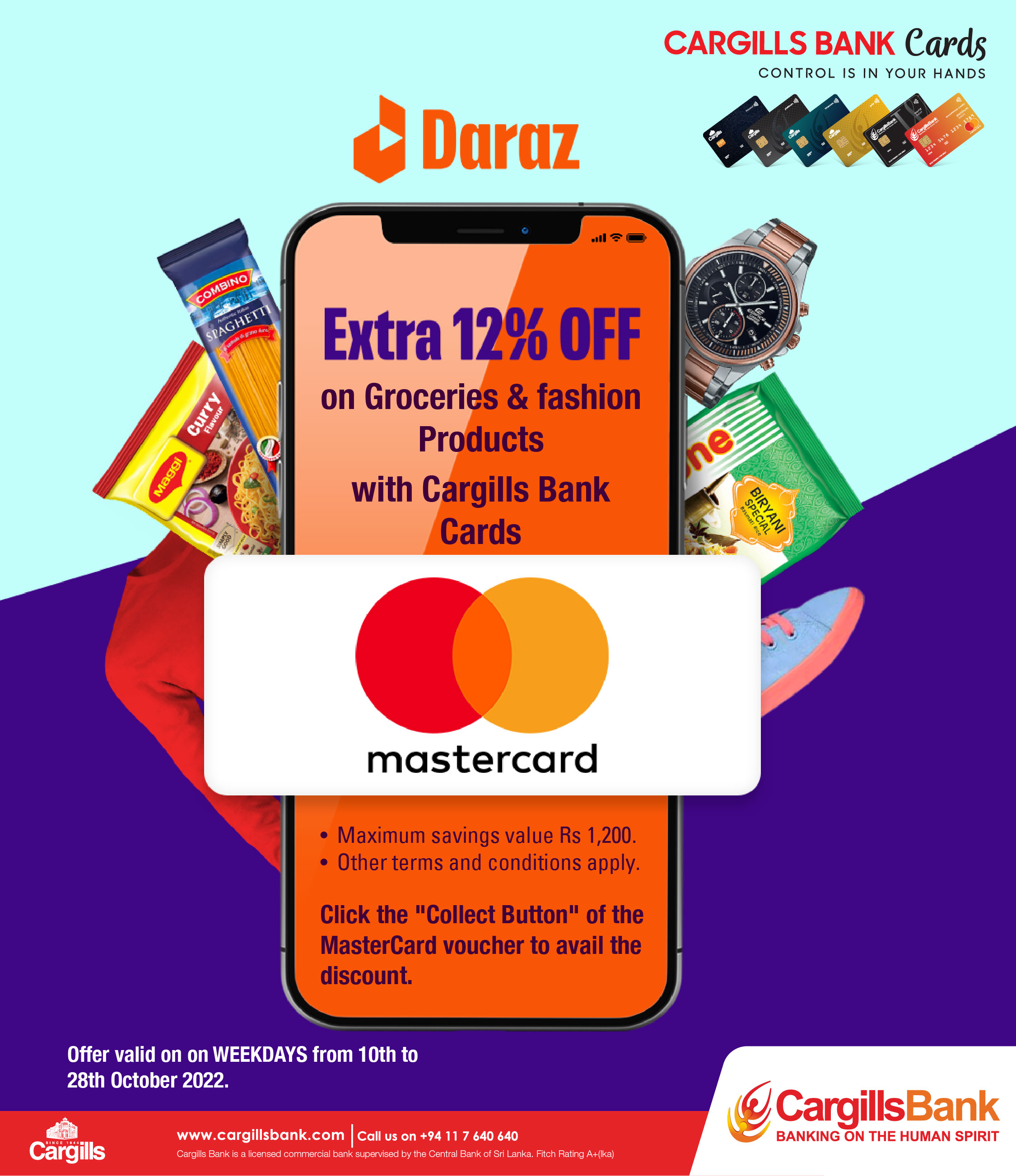 DarazEssentialsOctEDM01 Cargills Bank