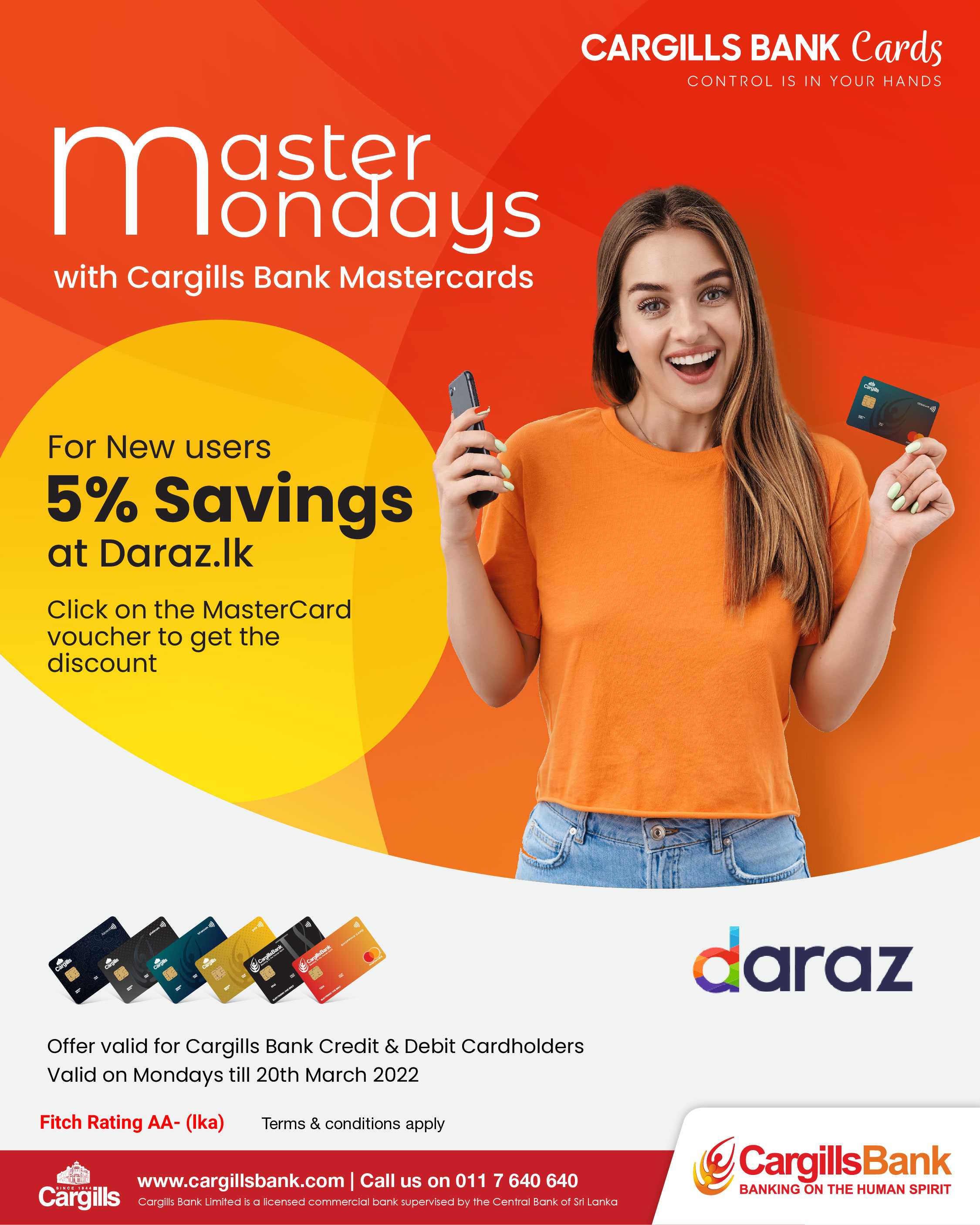 DarazNewUserOffer01 Cargills Bank